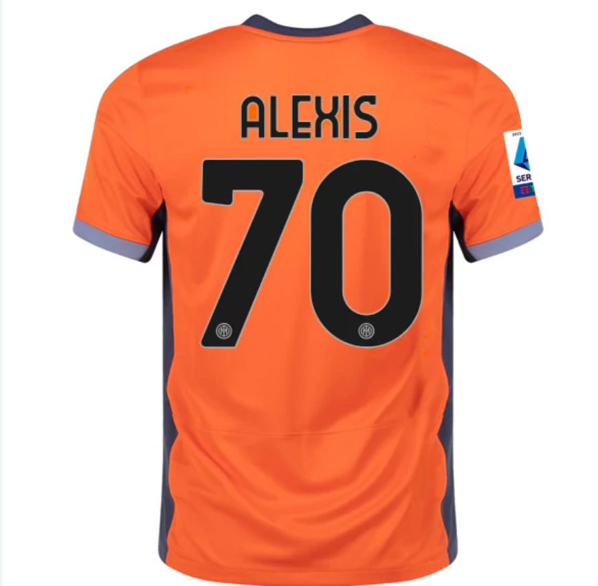 Inter Mailand oranges Trikot drittes Trikot