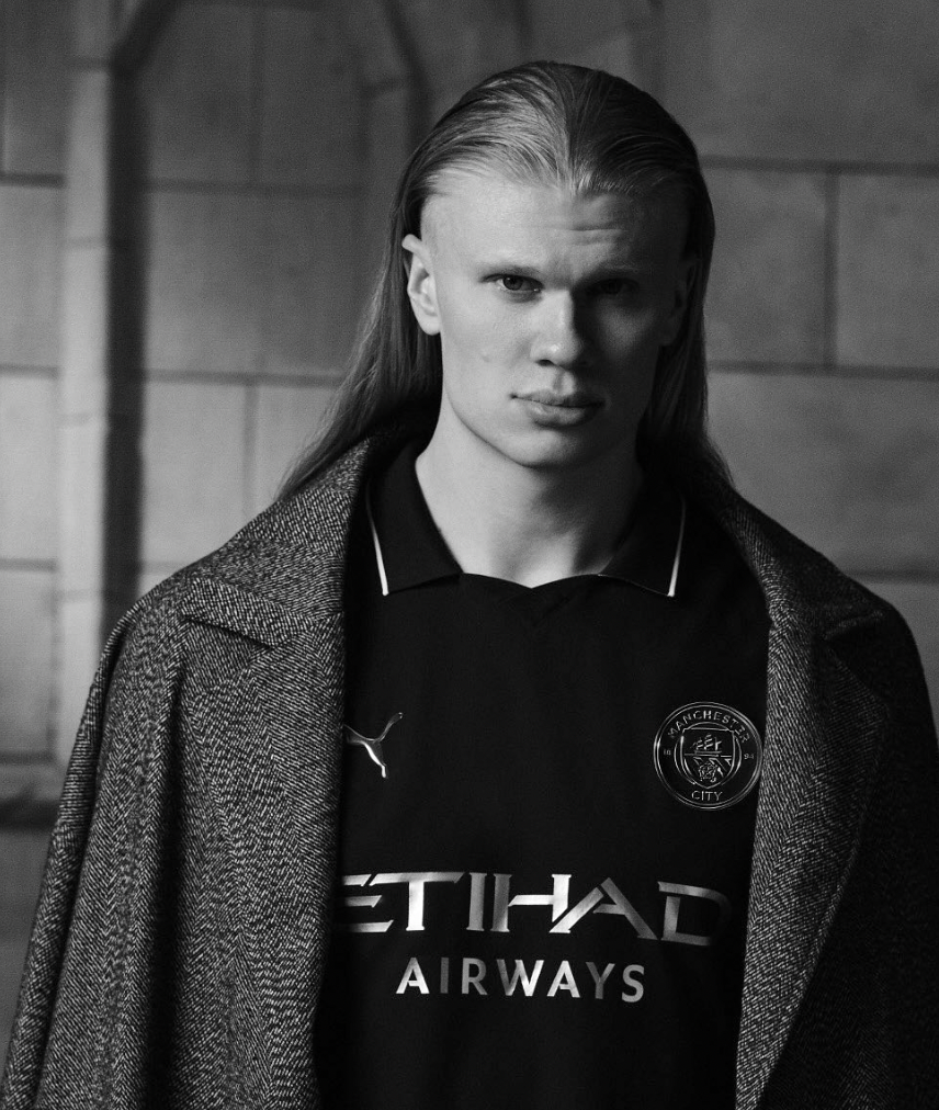 Manchester City 2025/2026 Schwarzes Auswärtstrikot