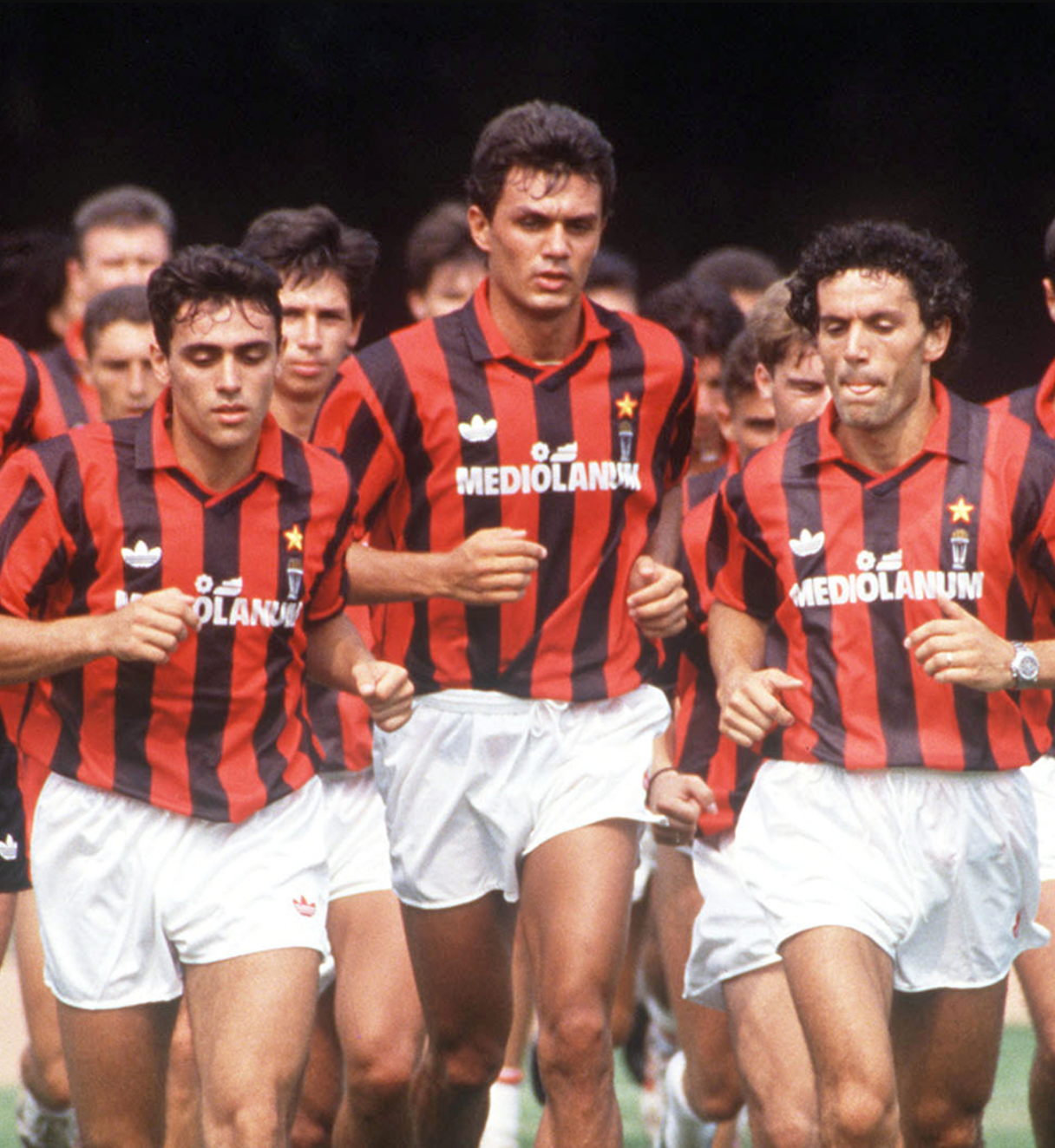 AC Milan Heim-Retrotrikot 1991-1993