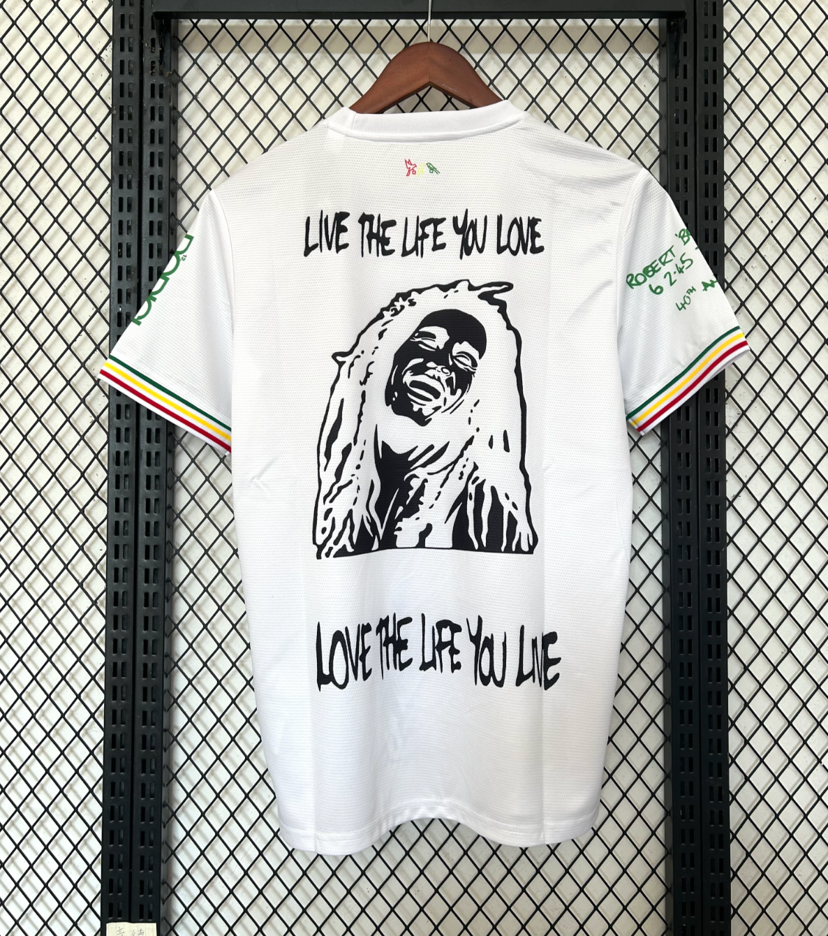 Maglia bianca Ajax Bob Marley