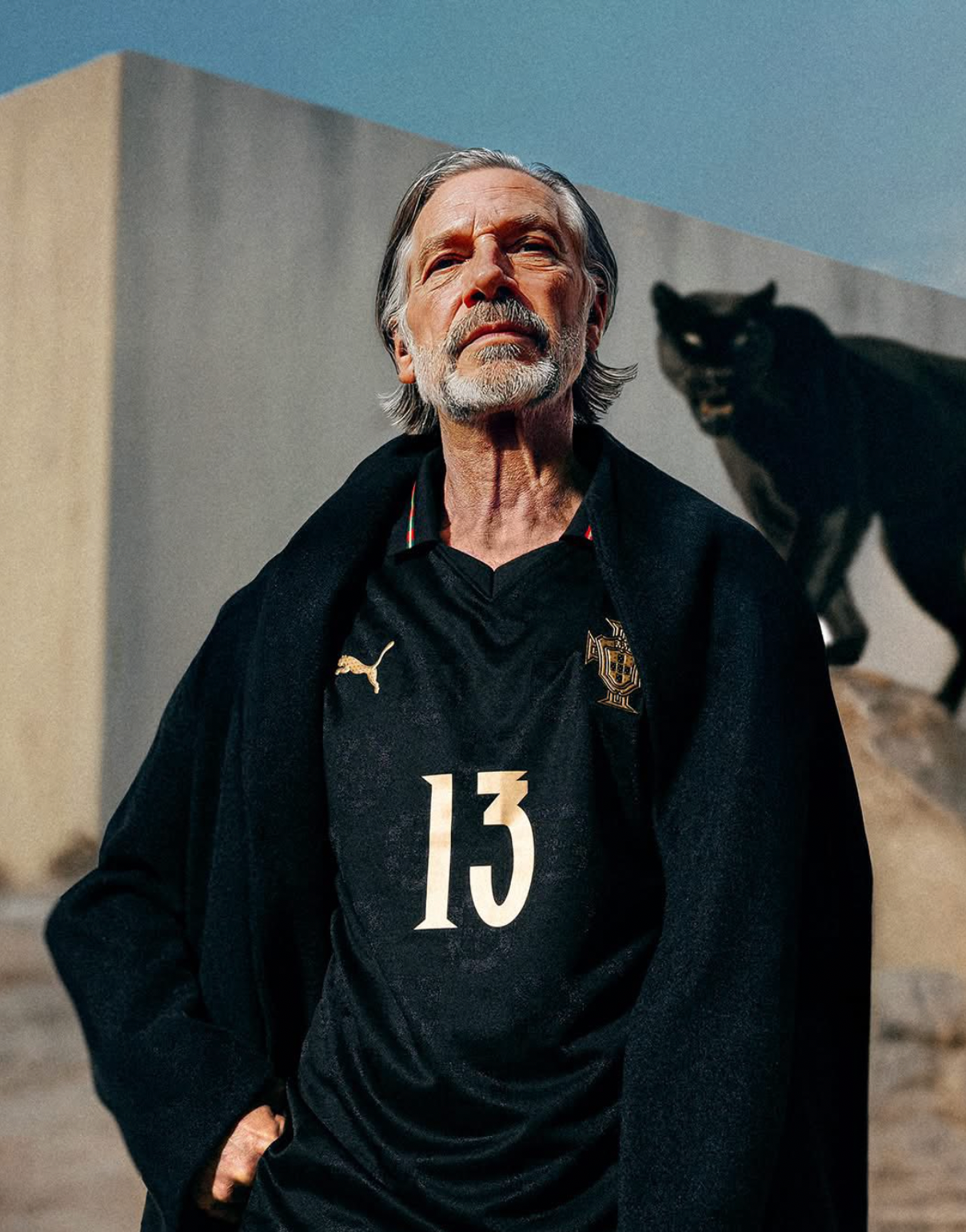Portugal 2026 Sonderedition Eusébio Trikot – „Pantera Negra“ (Schwarzes Trikot)