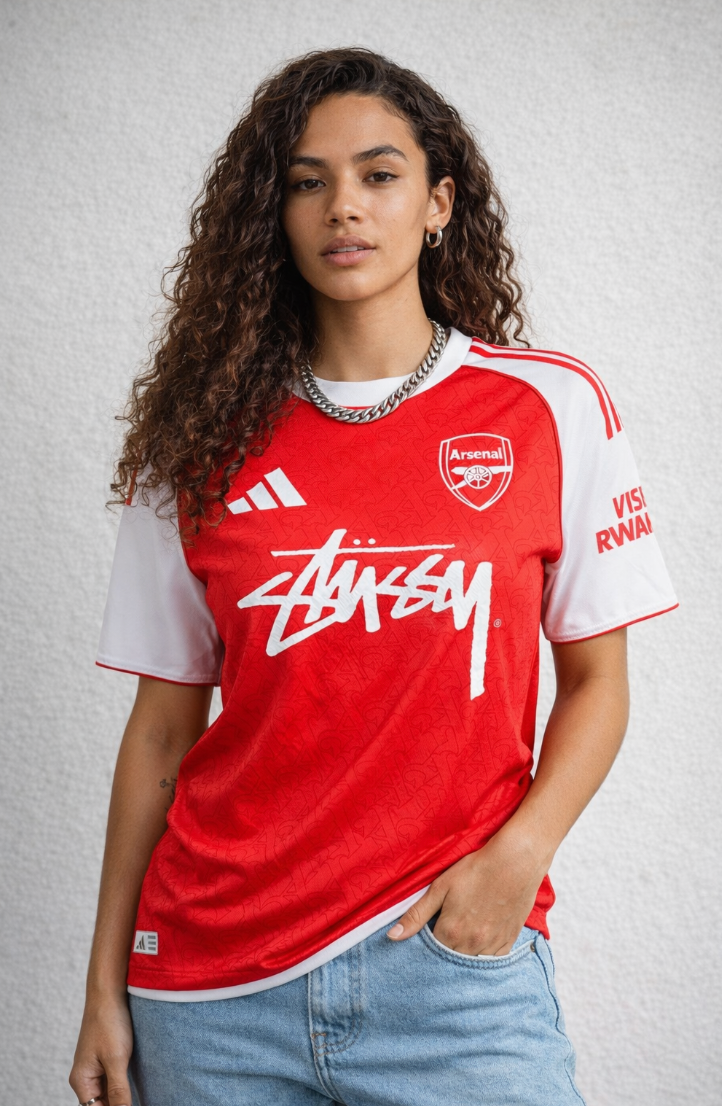 Kit concetto Arsenal x Stussy