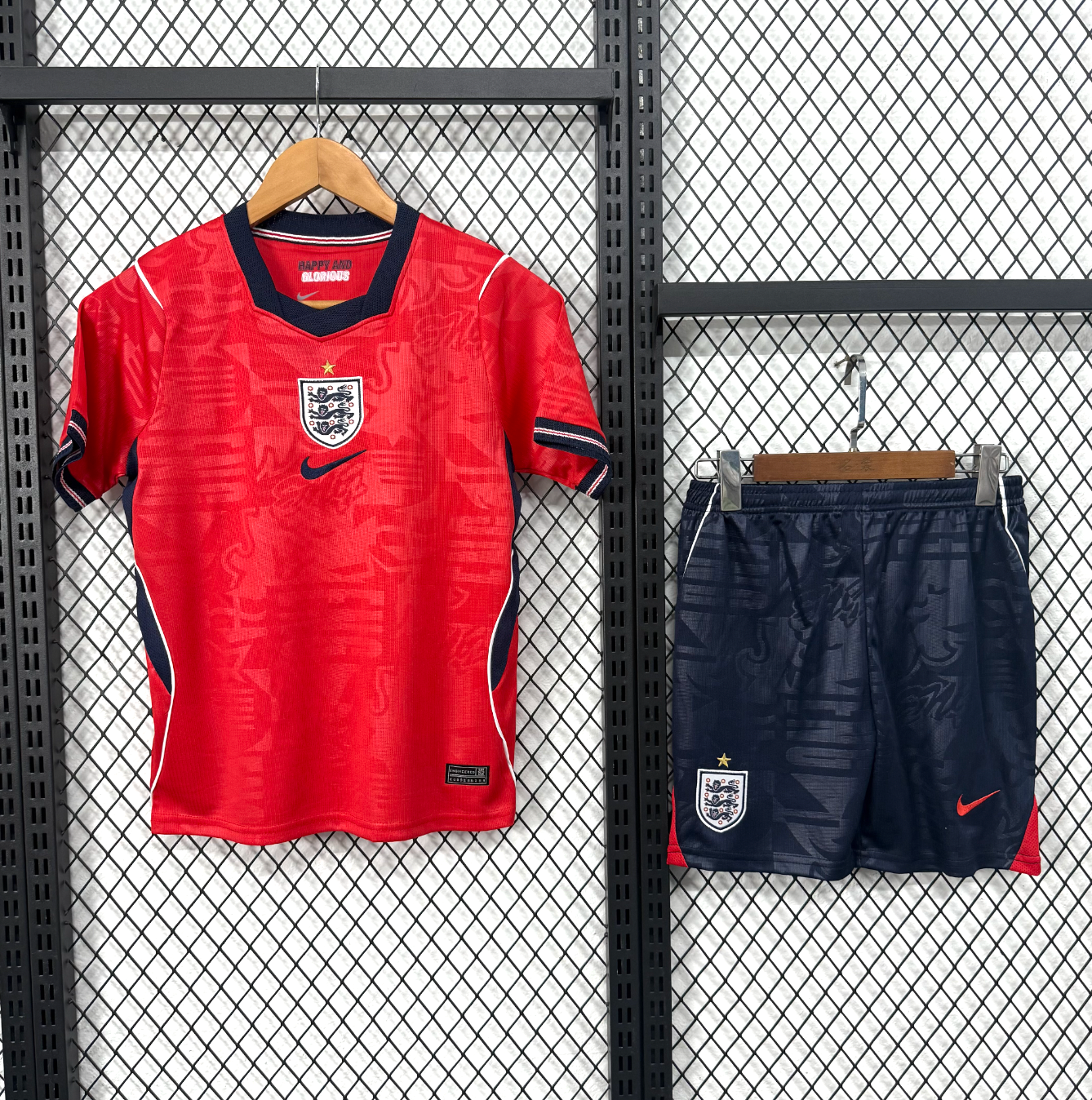 England Kindertrikot WM 2026 Rot