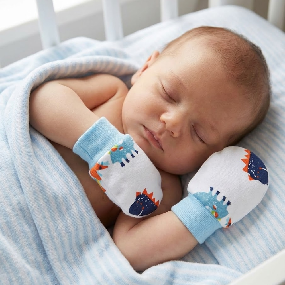 No Scratch Baby Mittens (6-Pack)