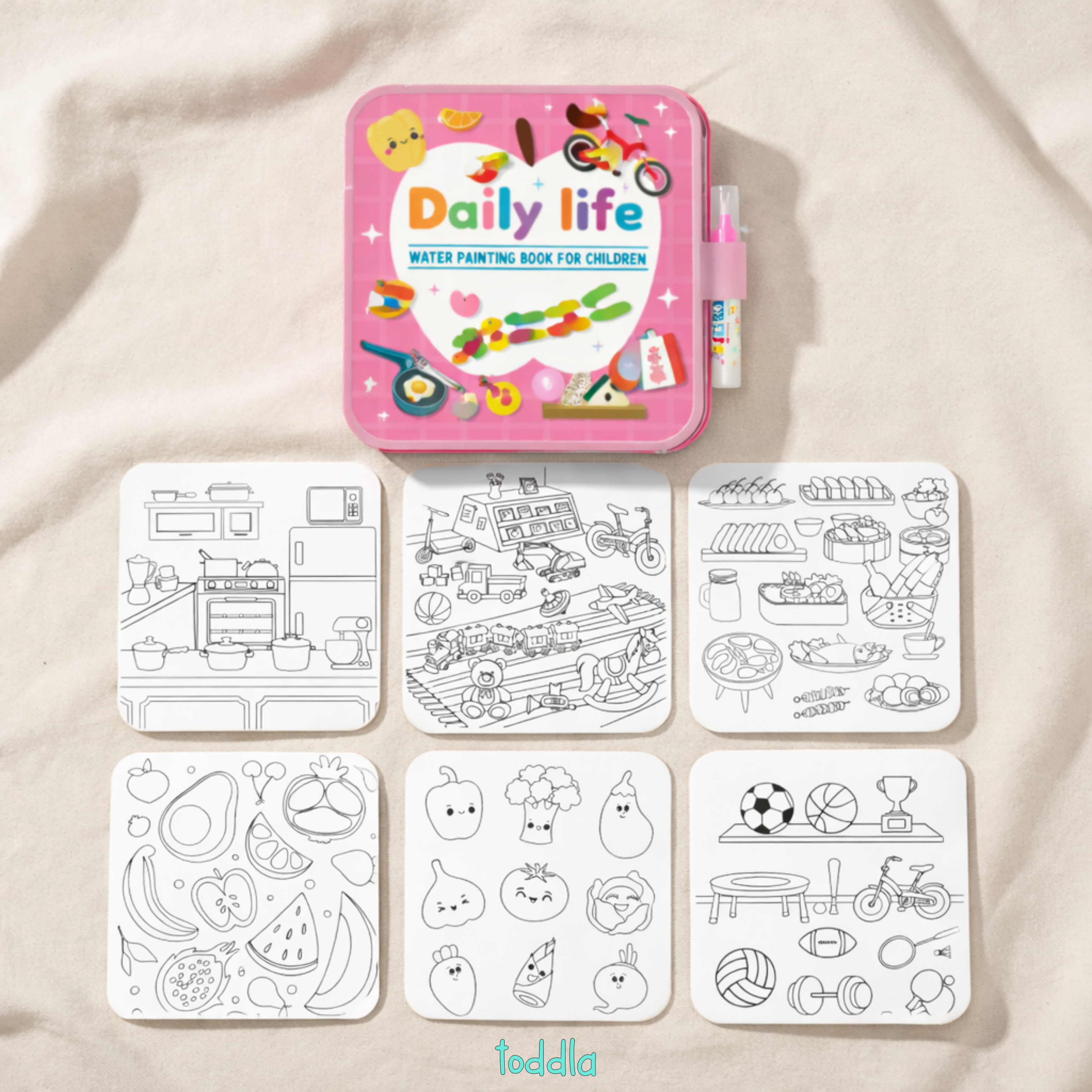 Magic Water Coloring Book