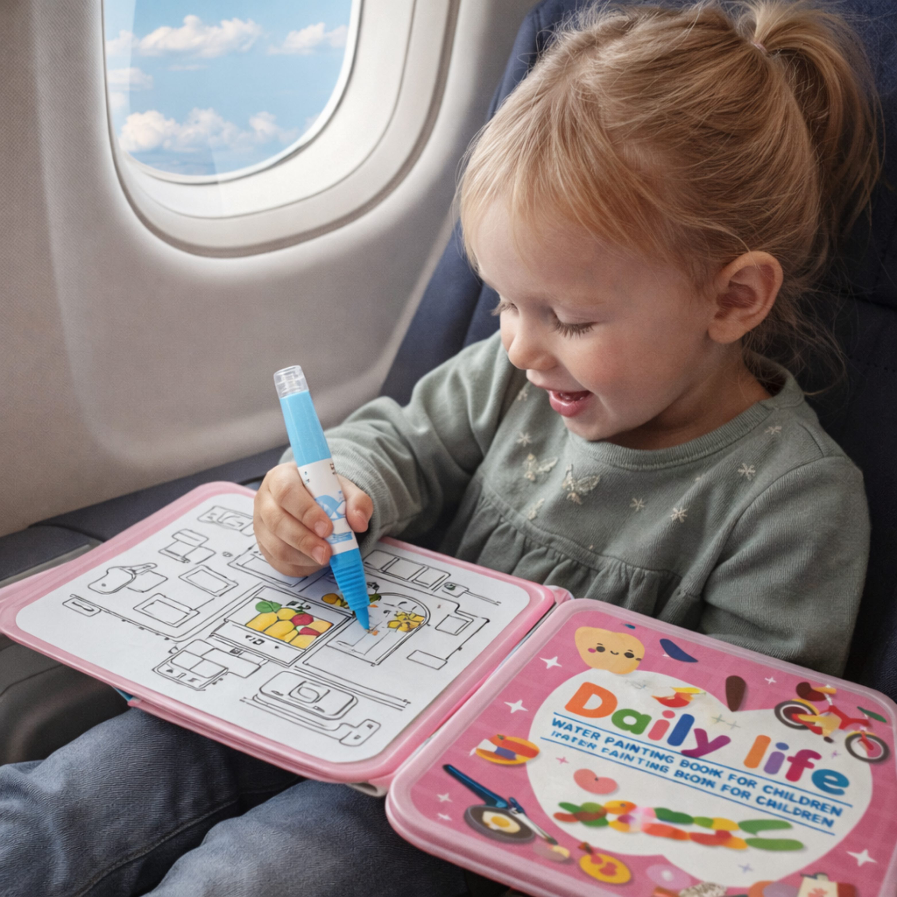 Magic Water Coloring Book