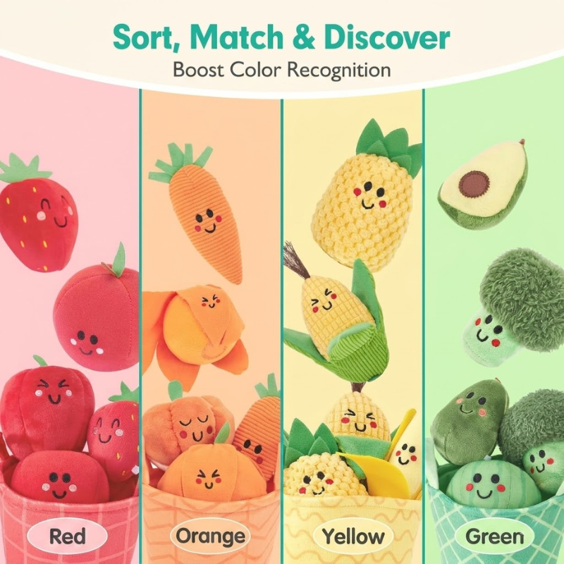 Sensory Fruits & Veggies Sorting Set