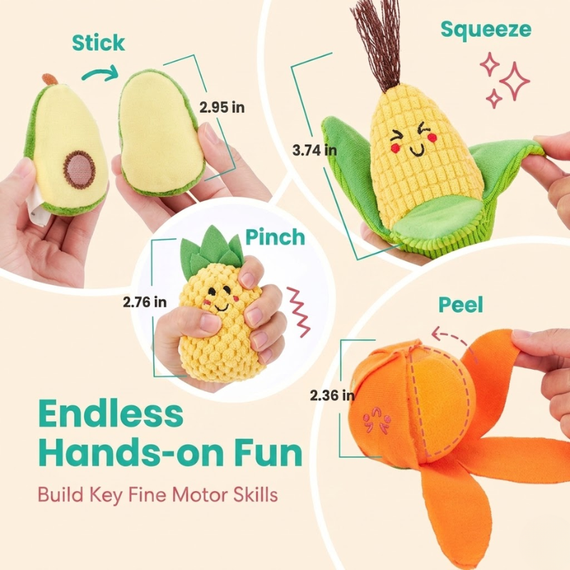 Sensory Fruits & Veggies Sorting Set