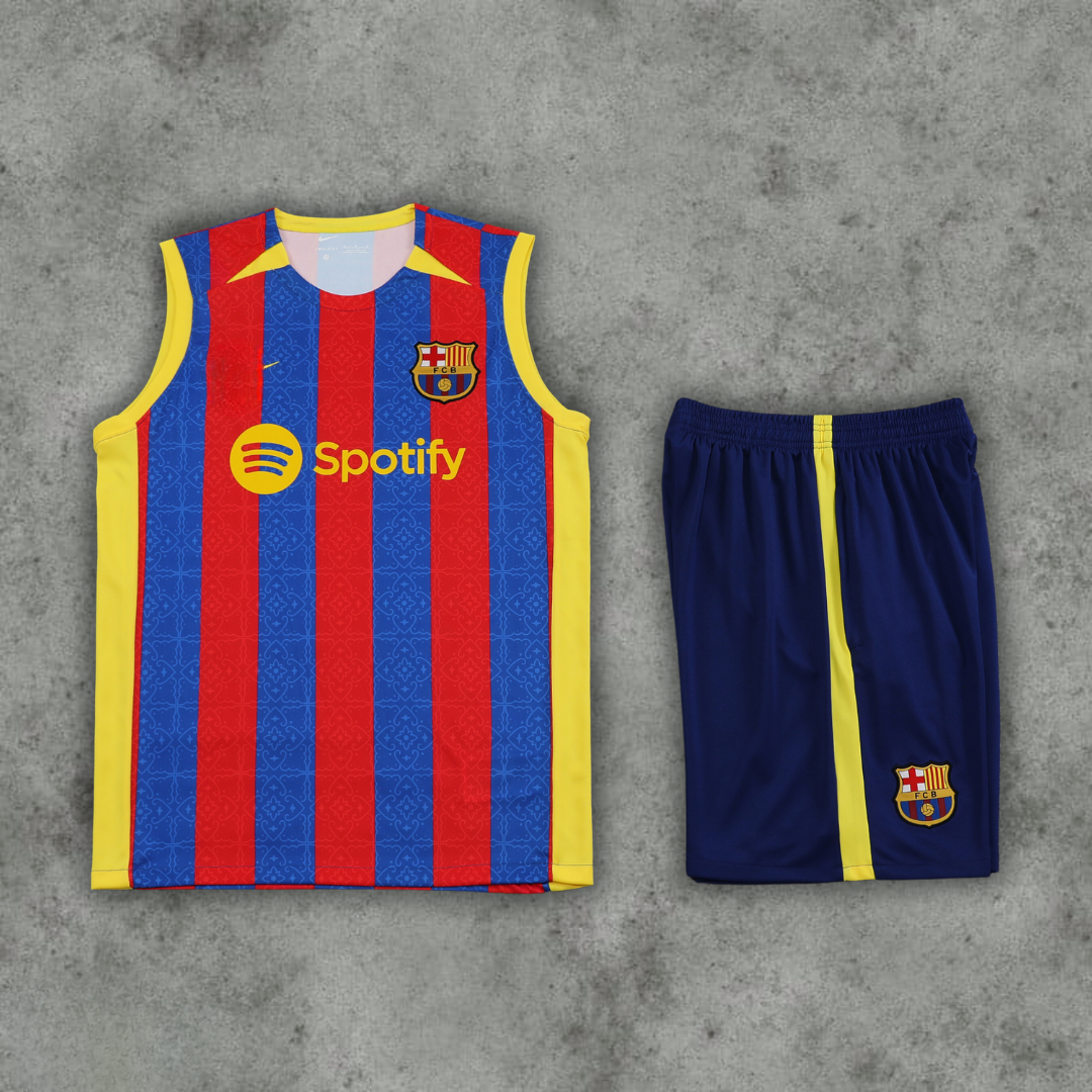 FC BARCELONA BLAUGRANA Ärmelloses Sommer-Set 2024/2025