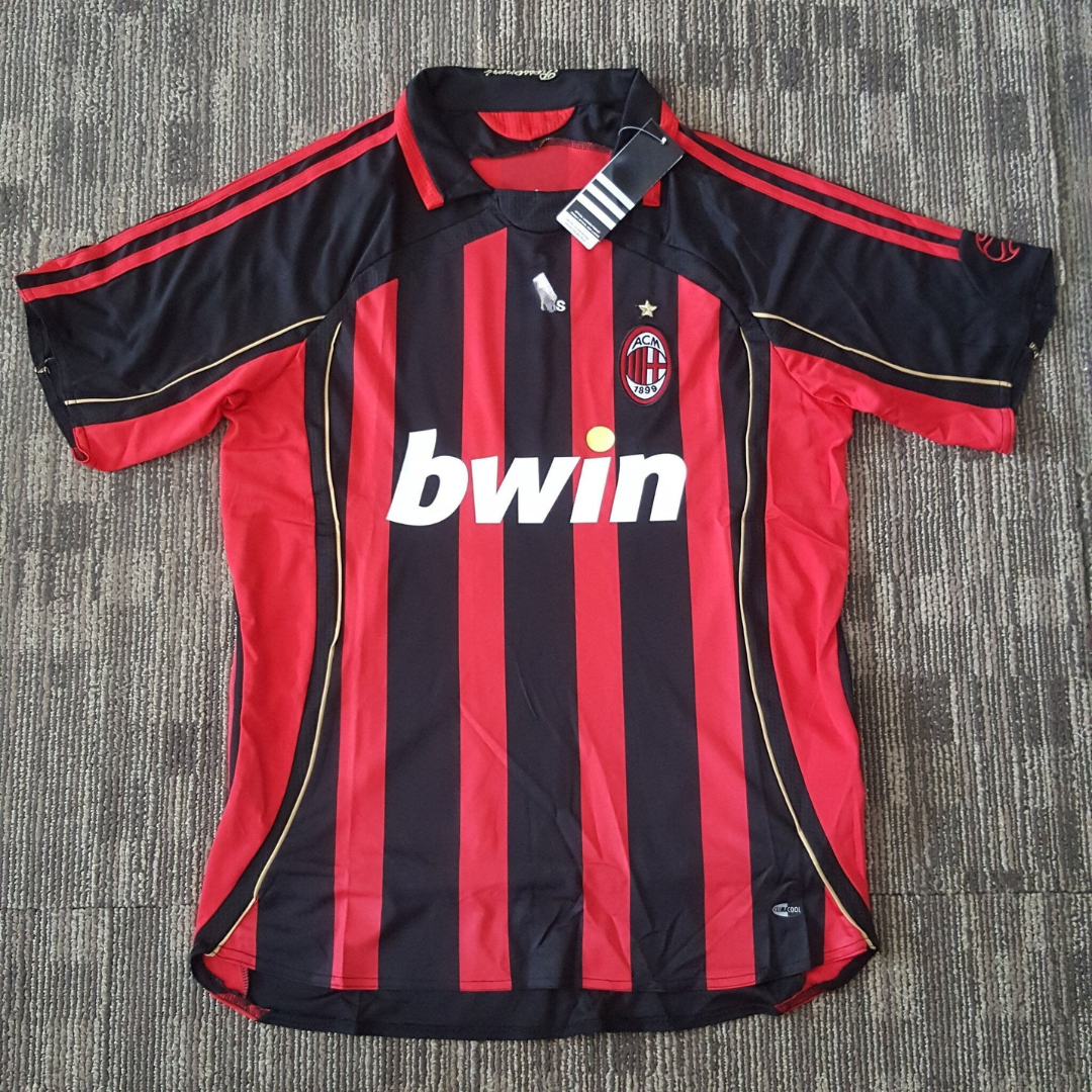 2006-2007 AC Mailand Heim Retro-Trikot