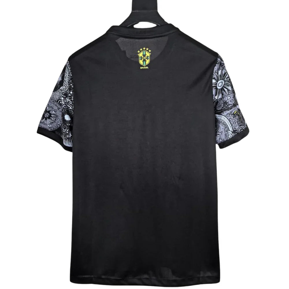 Brazil Christ the Redeemer Special Edition Jersey - Midnight Black