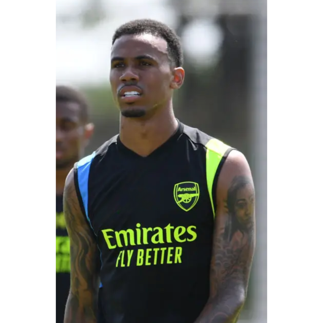 Arsenal Aufwärmtraining Ärmelloses schwarzes Sommer-Set 2023/2024