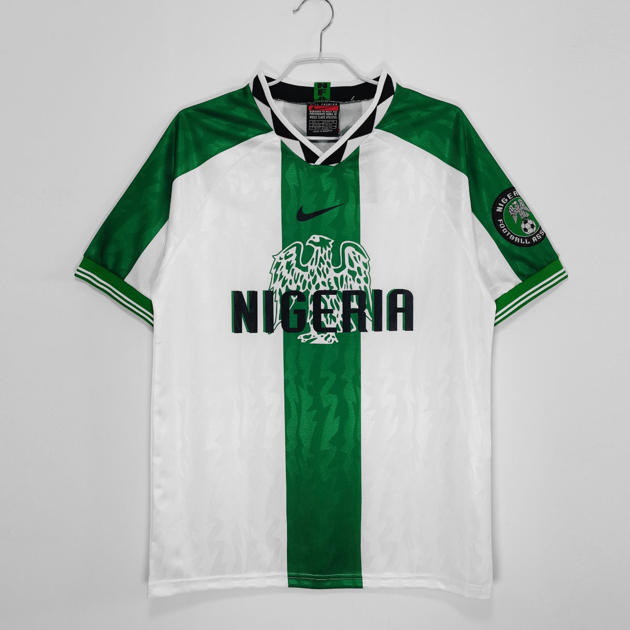 1996/98 Nigeria Weiß-Grünes Trikot