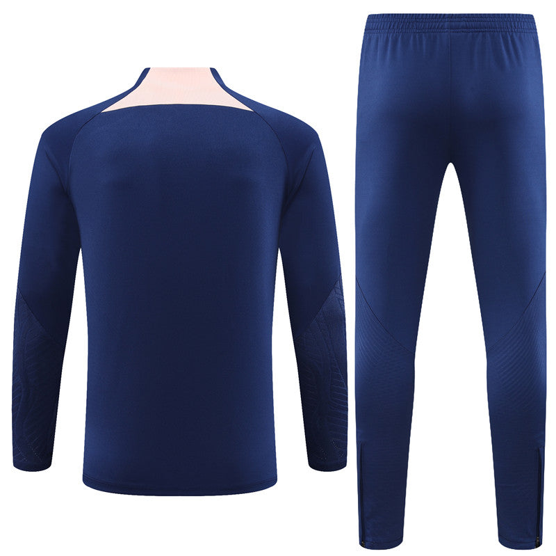 Tuta Royal Blue Atletico Madrid 23-24 (mezza zip)