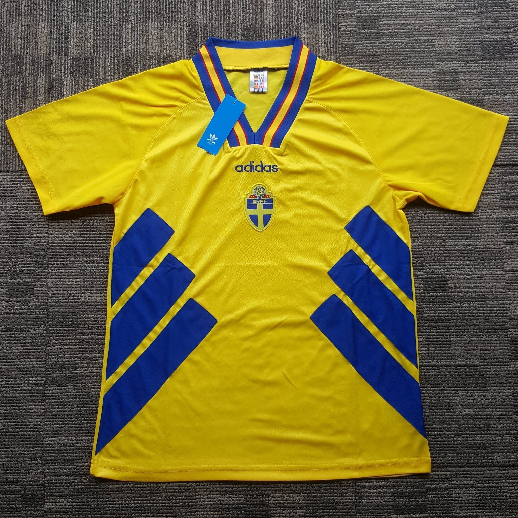 1994 Schweden Heim Retro Trikot