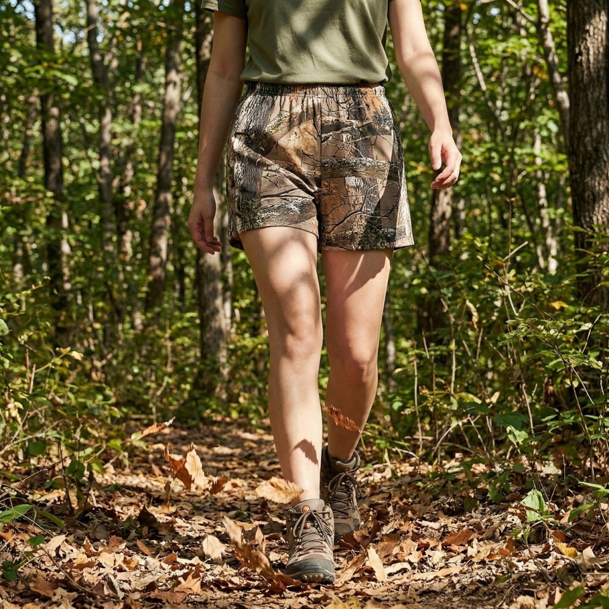 Camo Print Adventure Shorts