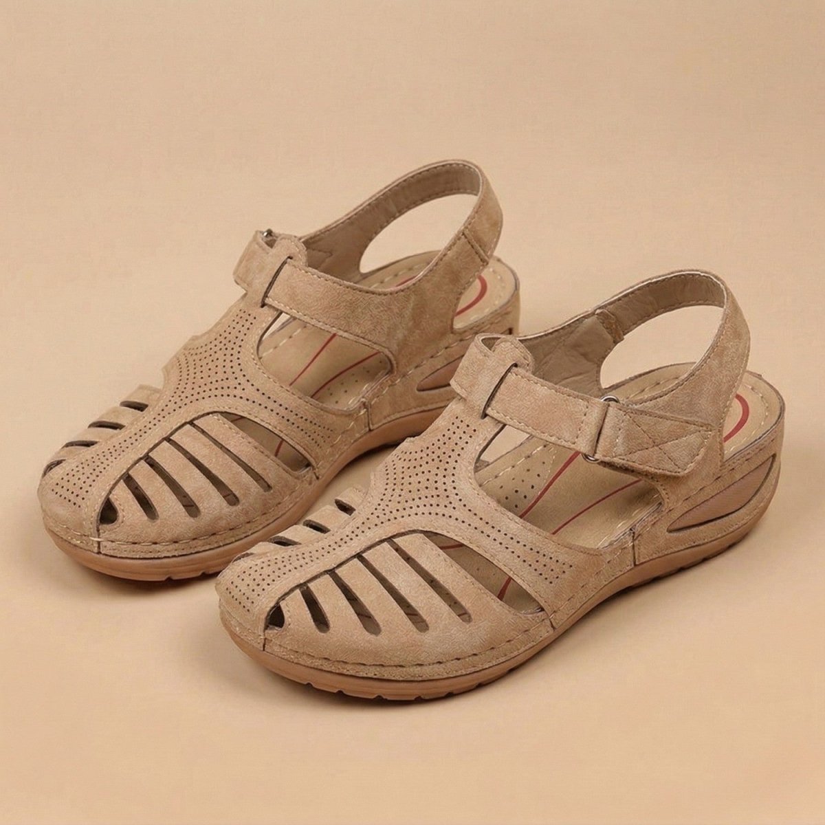 Closed Toe Comfort Sandals