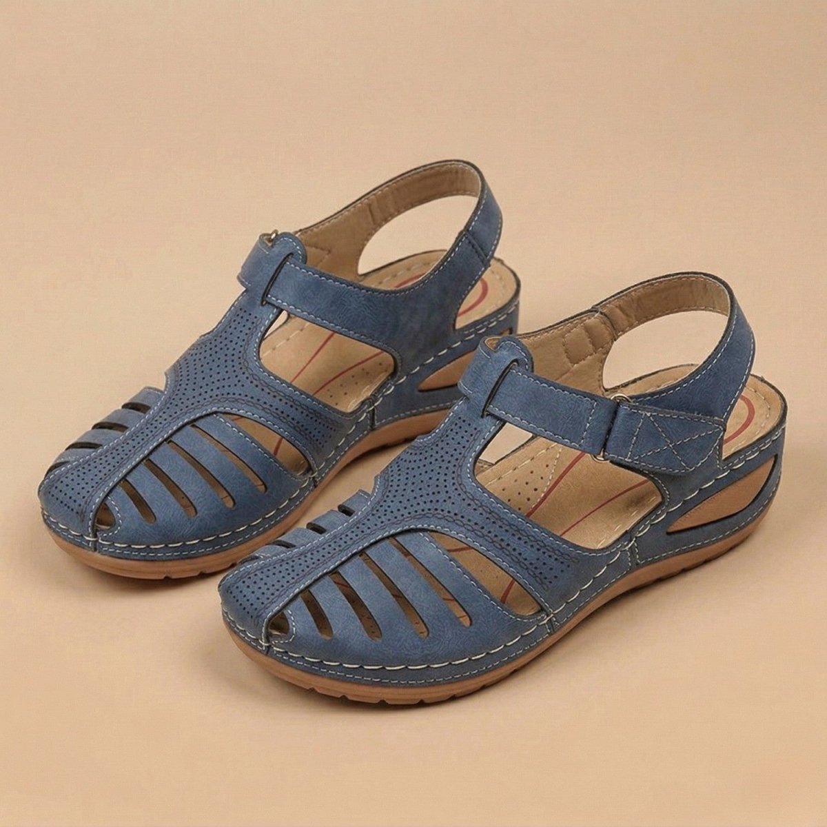 Closed Toe Comfort Sandals
