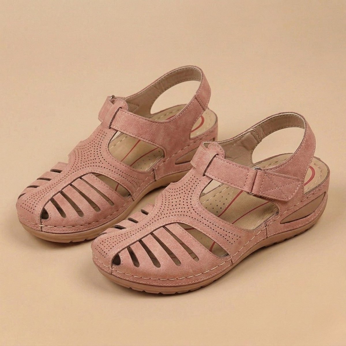 Closed Toe Comfort Sandals