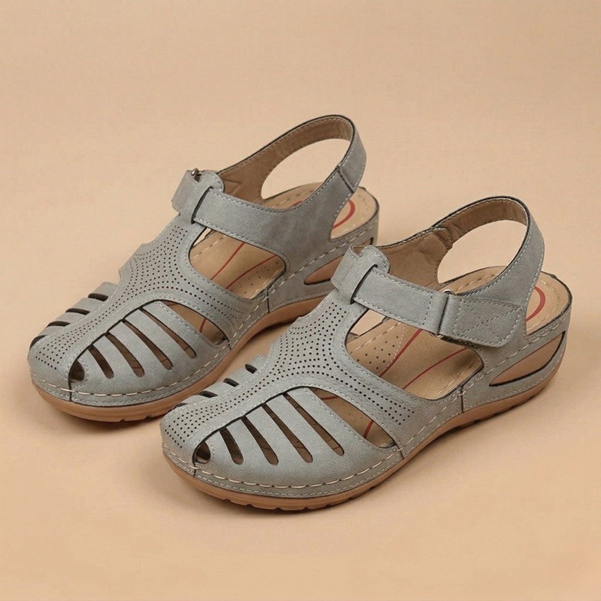 Closed Toe Comfort Sandals