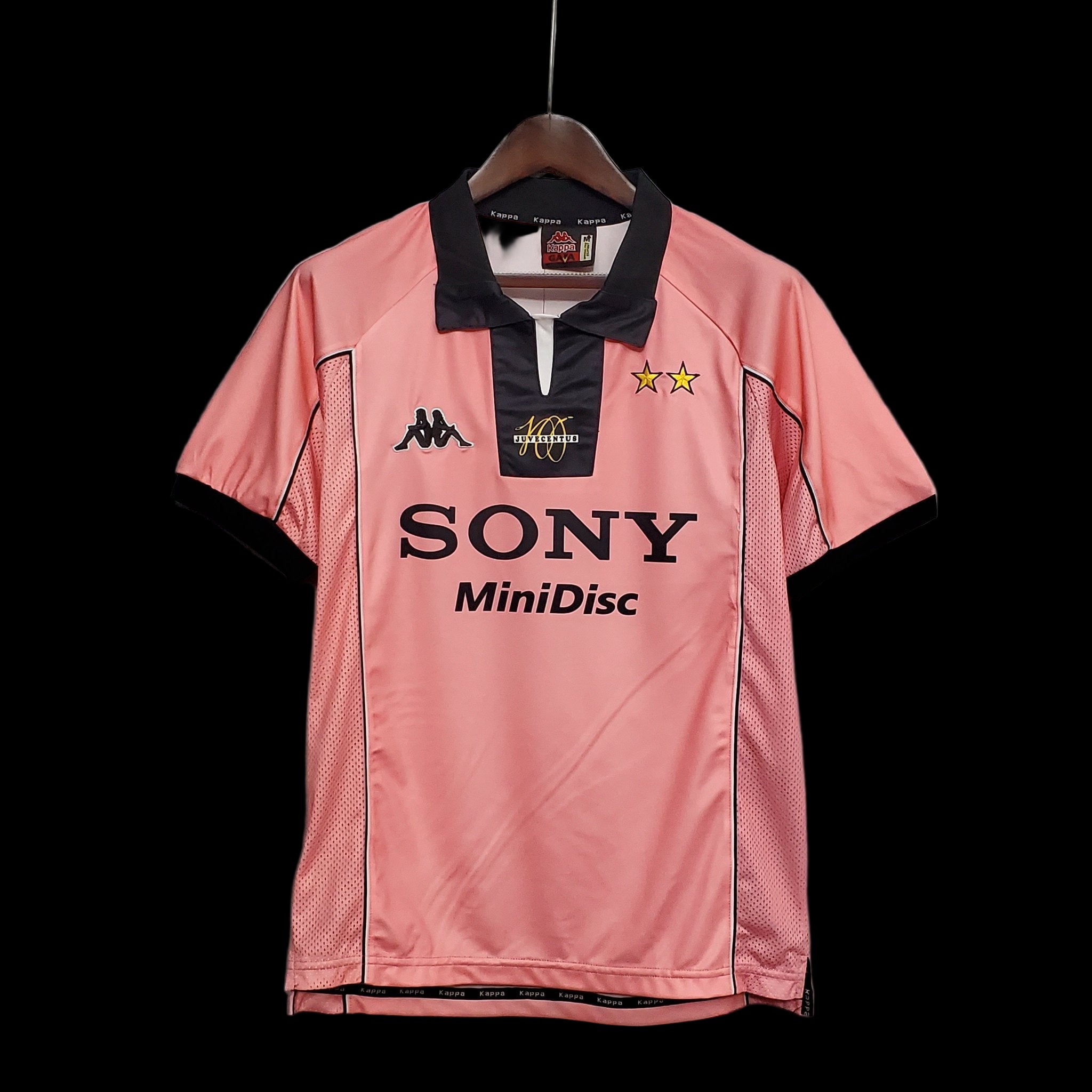 Juventus Retro Auswärtstrikot Pink 1997-1998