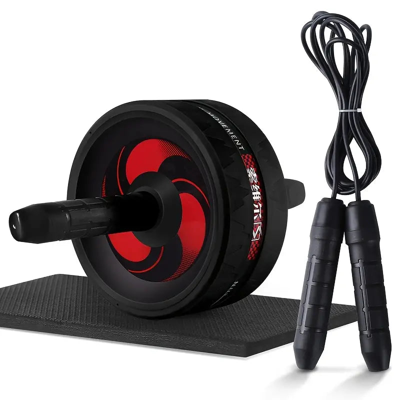 Rolo Abdominal com Pegas de Espuma - Equipamento de Exercício para o Core no Ginásio Doméstico