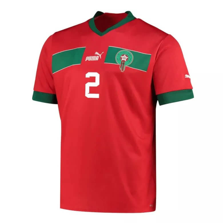 Maglia Casa Marocco HAKIMI Coppa del Mondo 2022