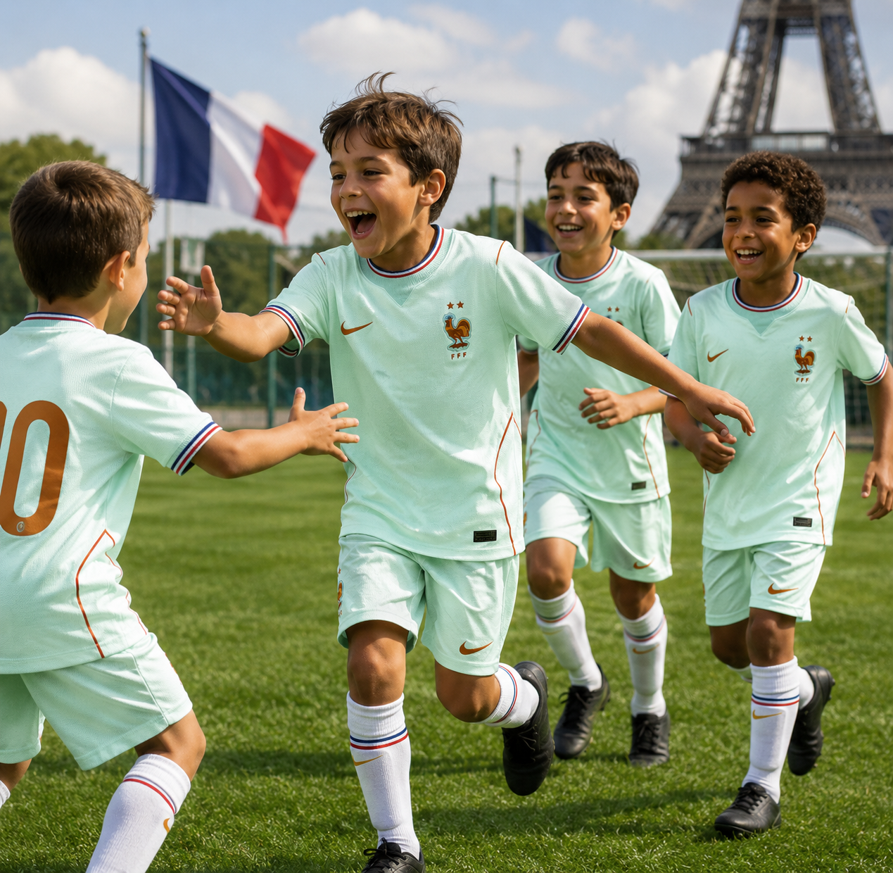 Frankreich Auswärts-Kindertrikot 2026