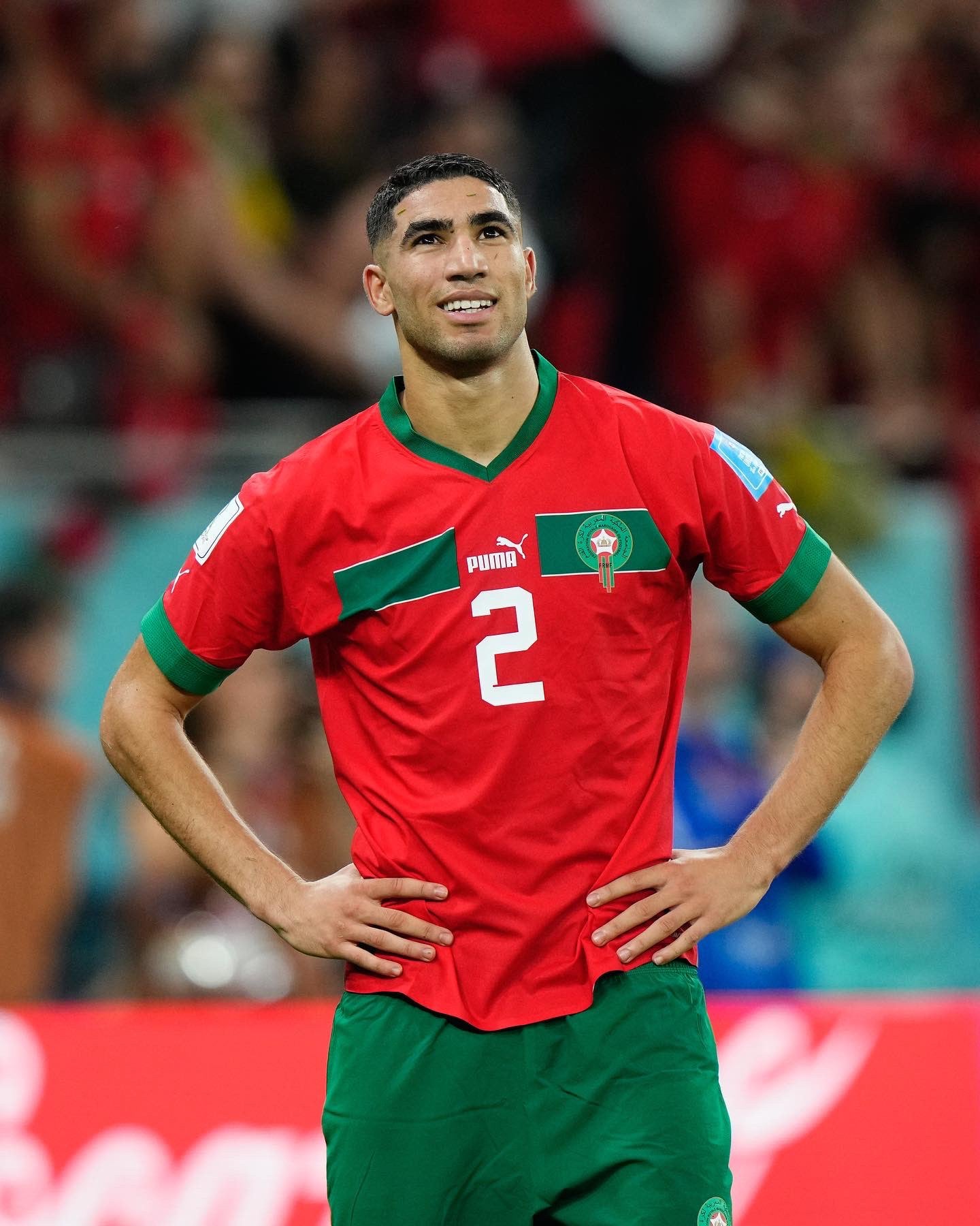 Maglia Casa Marocco HAKIMI Coppa del Mondo 2022
