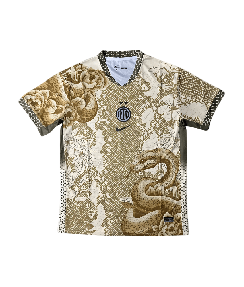 Inter Mailand Goldenes Schlangen Trikot Sonderedition