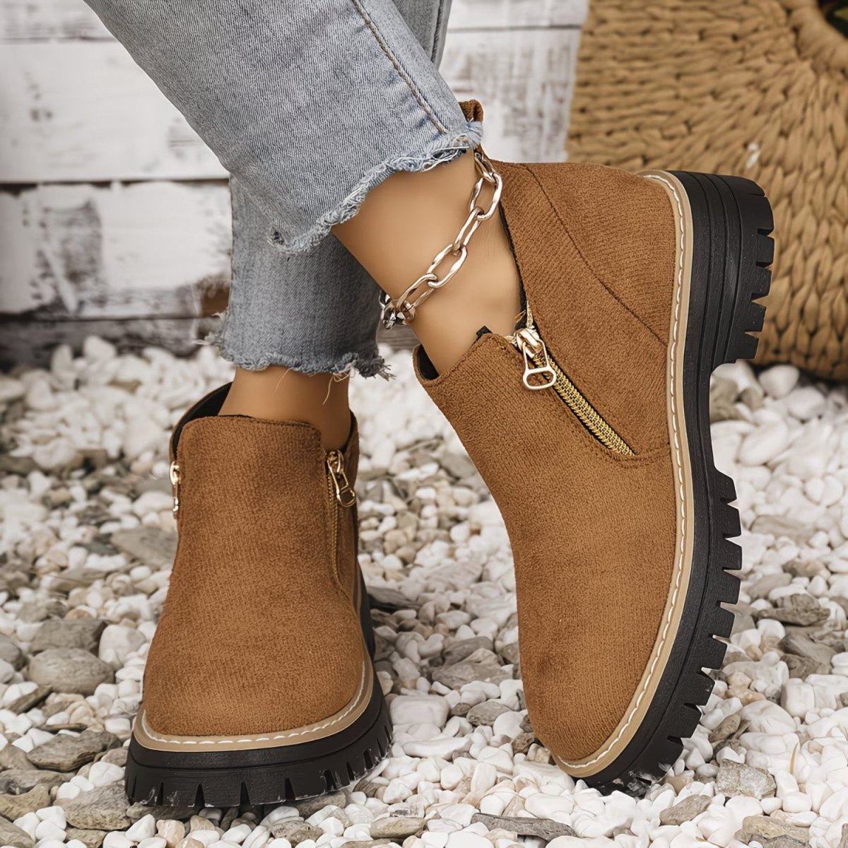 Orthopedic Ankle Boots for Comfort