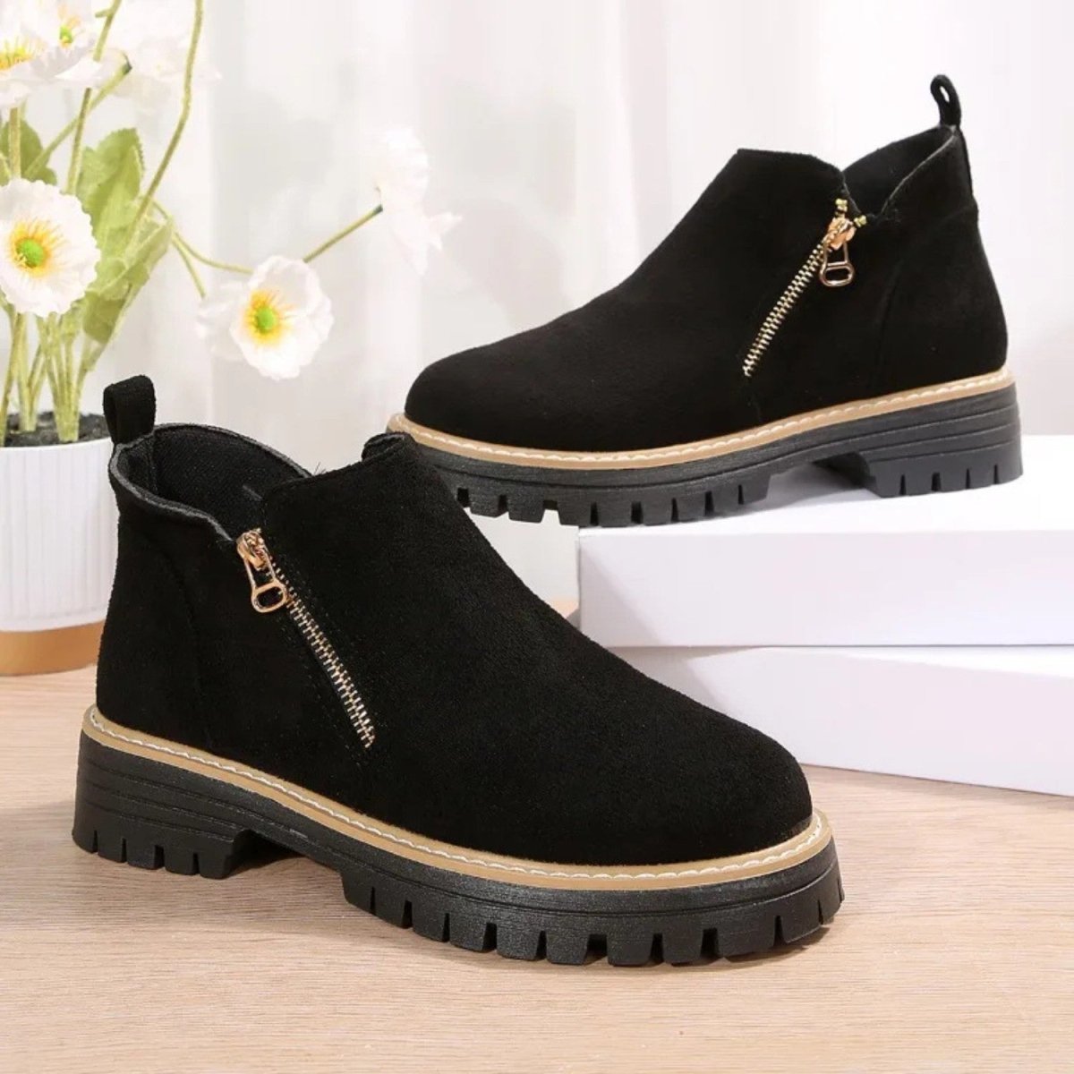 Orthopedic Ankle Boots for Comfort