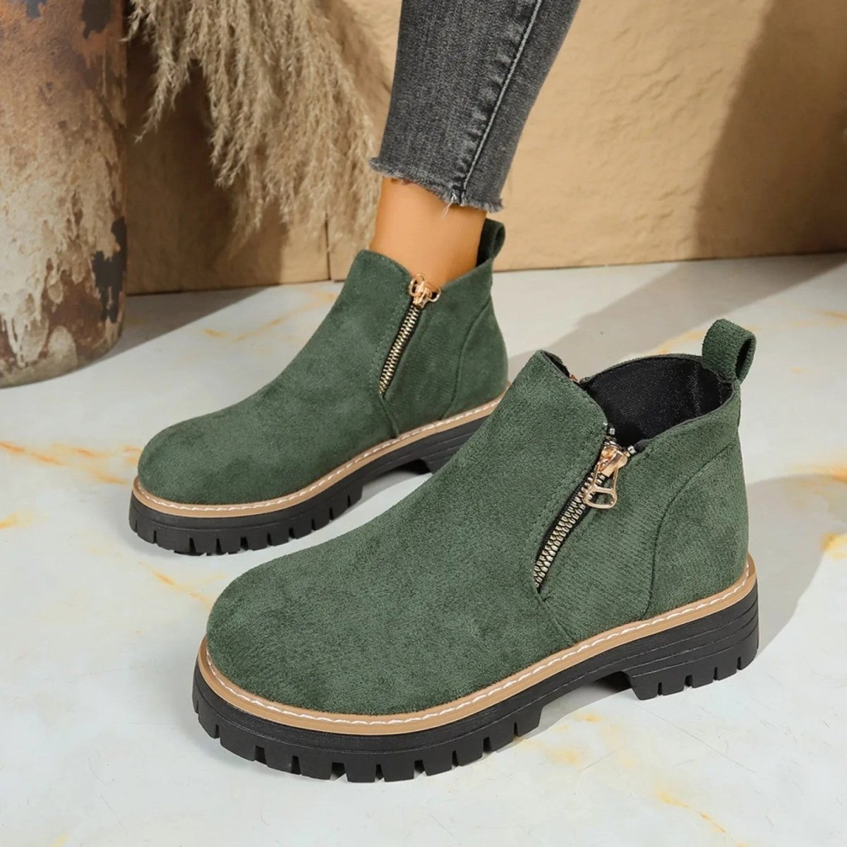 Orthopedic Ankle Boots for Comfort