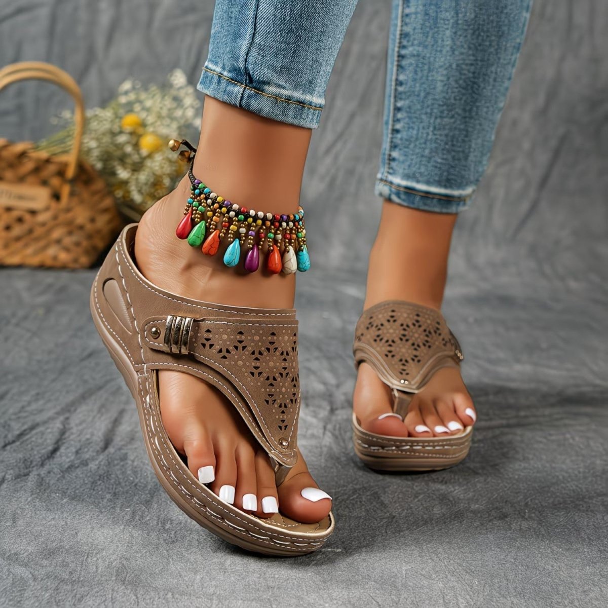 Orthopedic Wedge Comfort Sandals