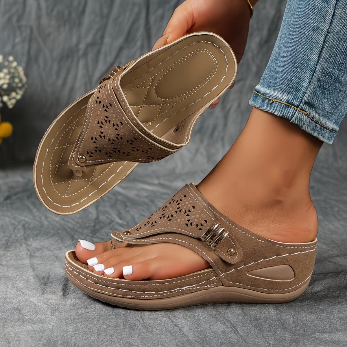 Orthopedic Wedge Comfort Sandals