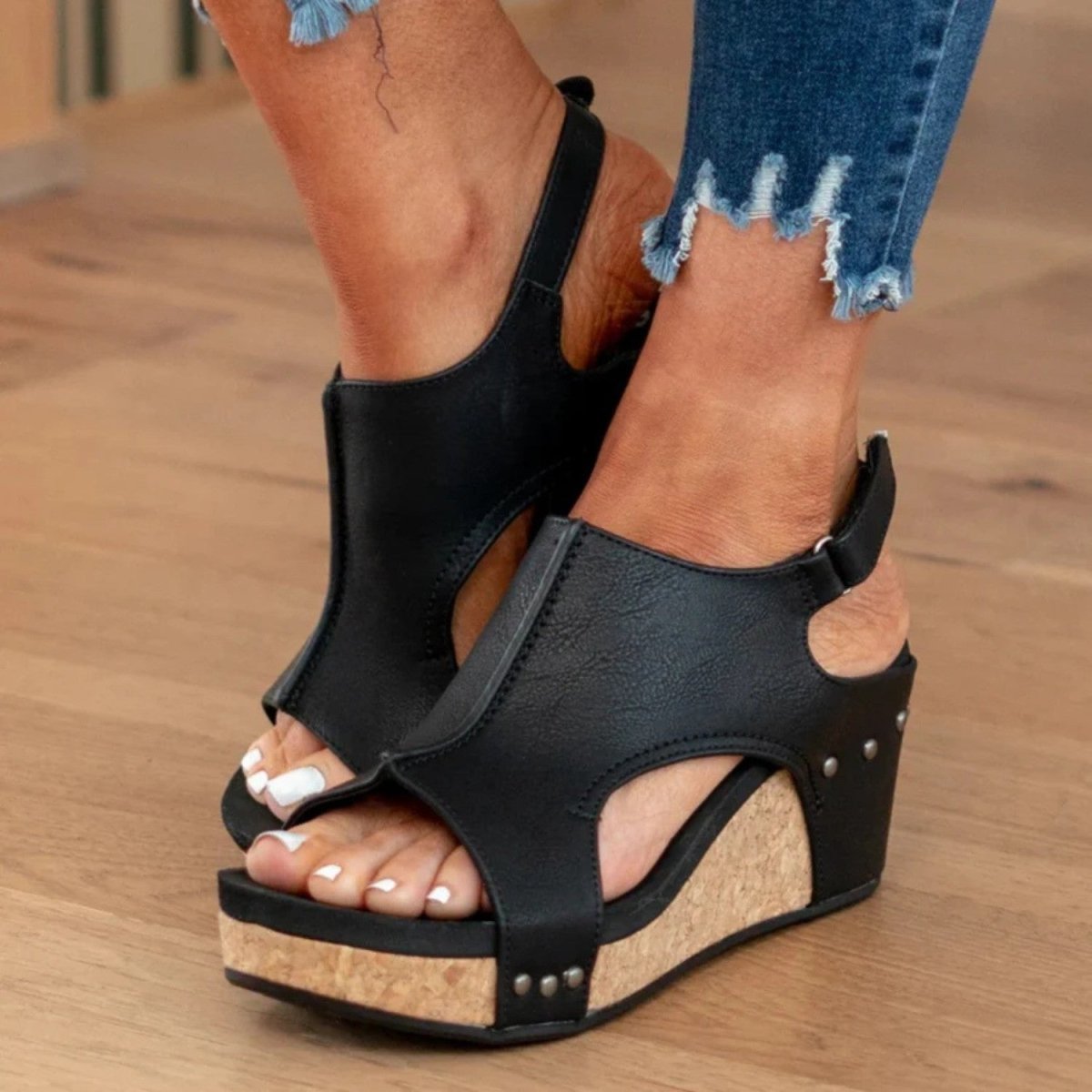 Supportive Wedge Comfort Sandals