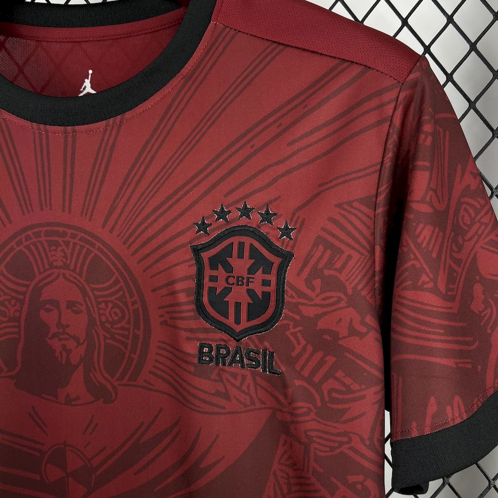 Brasilien Jesus Christus der Erlöser Jordan Rotes Trikot 2025/2026