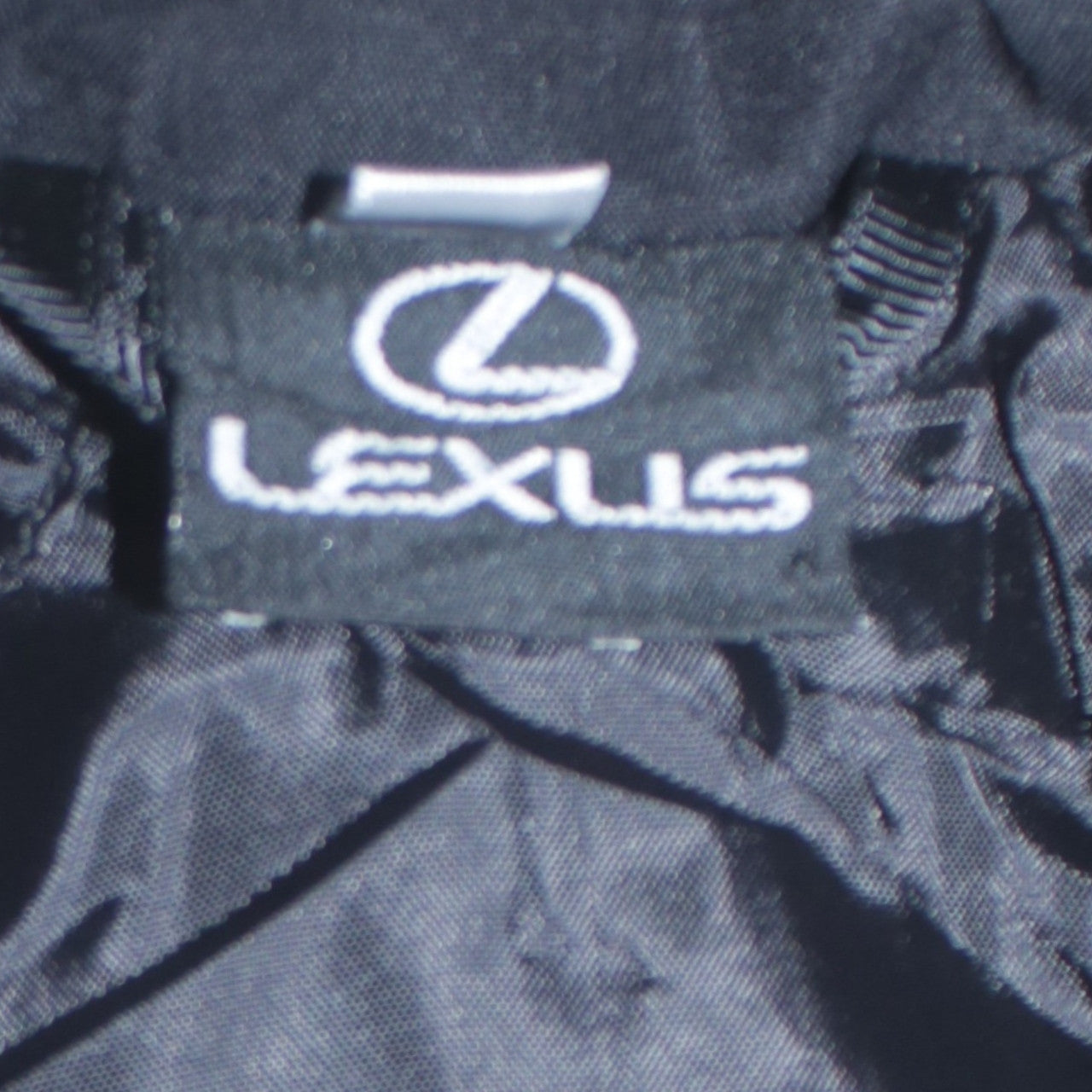 Giacca Nascar Lexus Nera Uomo L Ricamata con Loghi Zip Frontale e Tasche Bomber