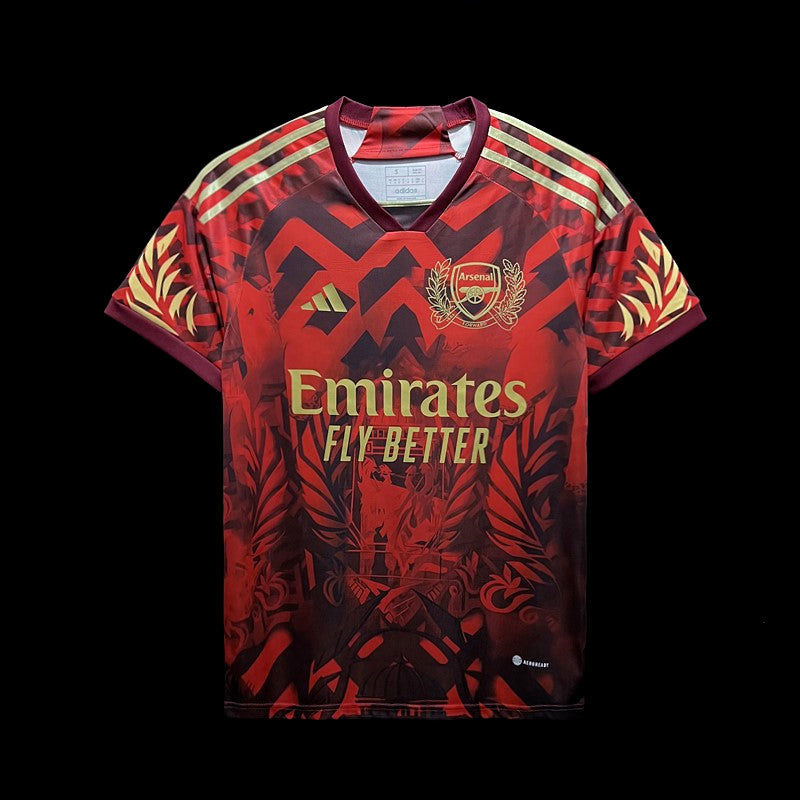 Camisola edição especial vermelho escuro do Arsenal
