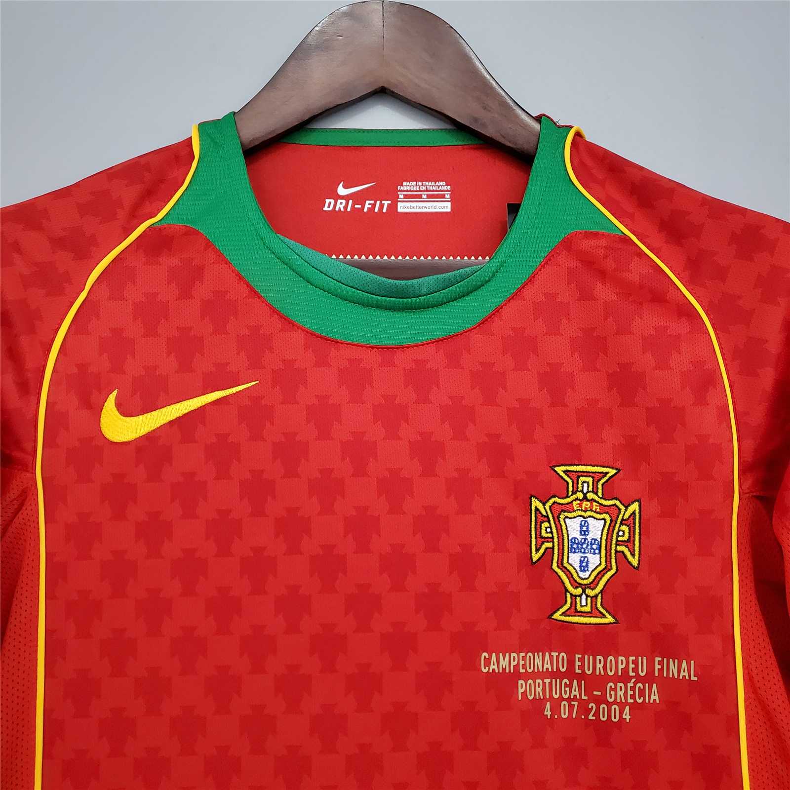 Portugal Retro 2004 Trikot – Klassisches Euro 2004 Trikot