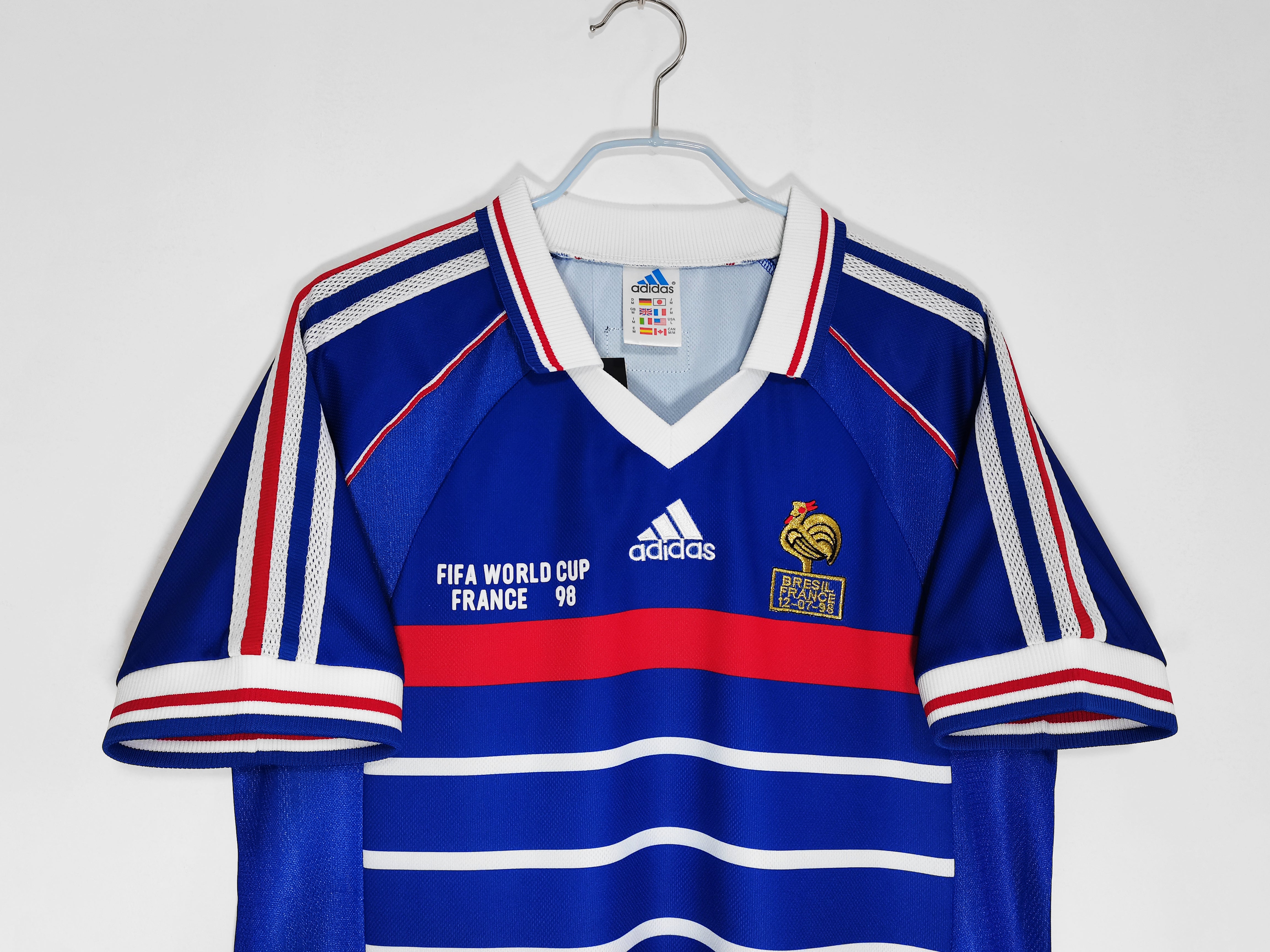 1998 Frankreich Heim Retro-Kit