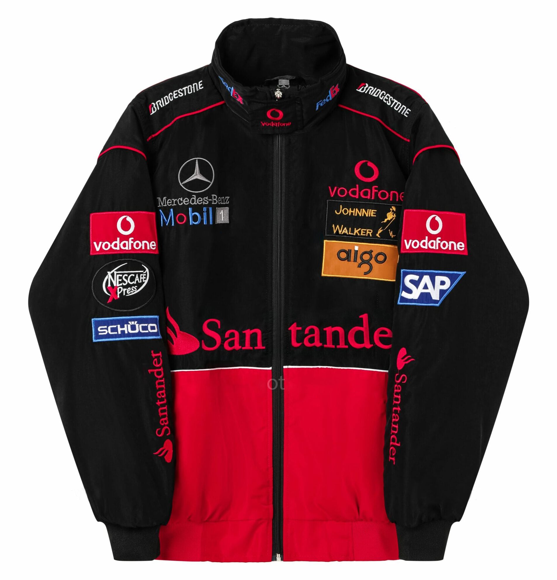 Giacca Team Corse McLaren F1 – Giacca Vodafone Mercedes Motorsport con Zip