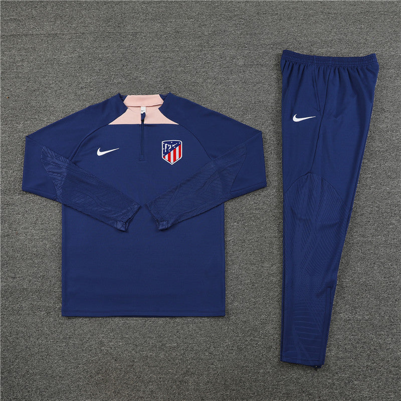 Tuta Royal Blue Atletico Madrid 23-24 (mezza zip)