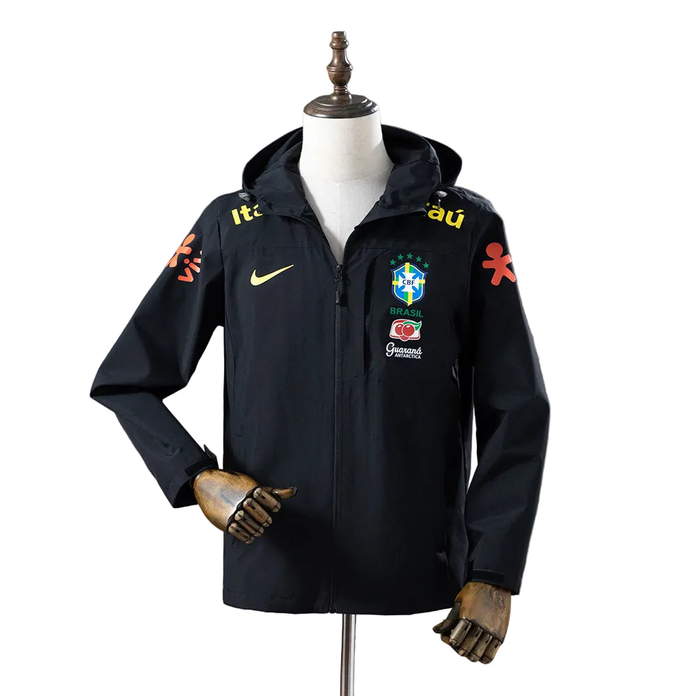 Giacca Antivento Nera Brasile