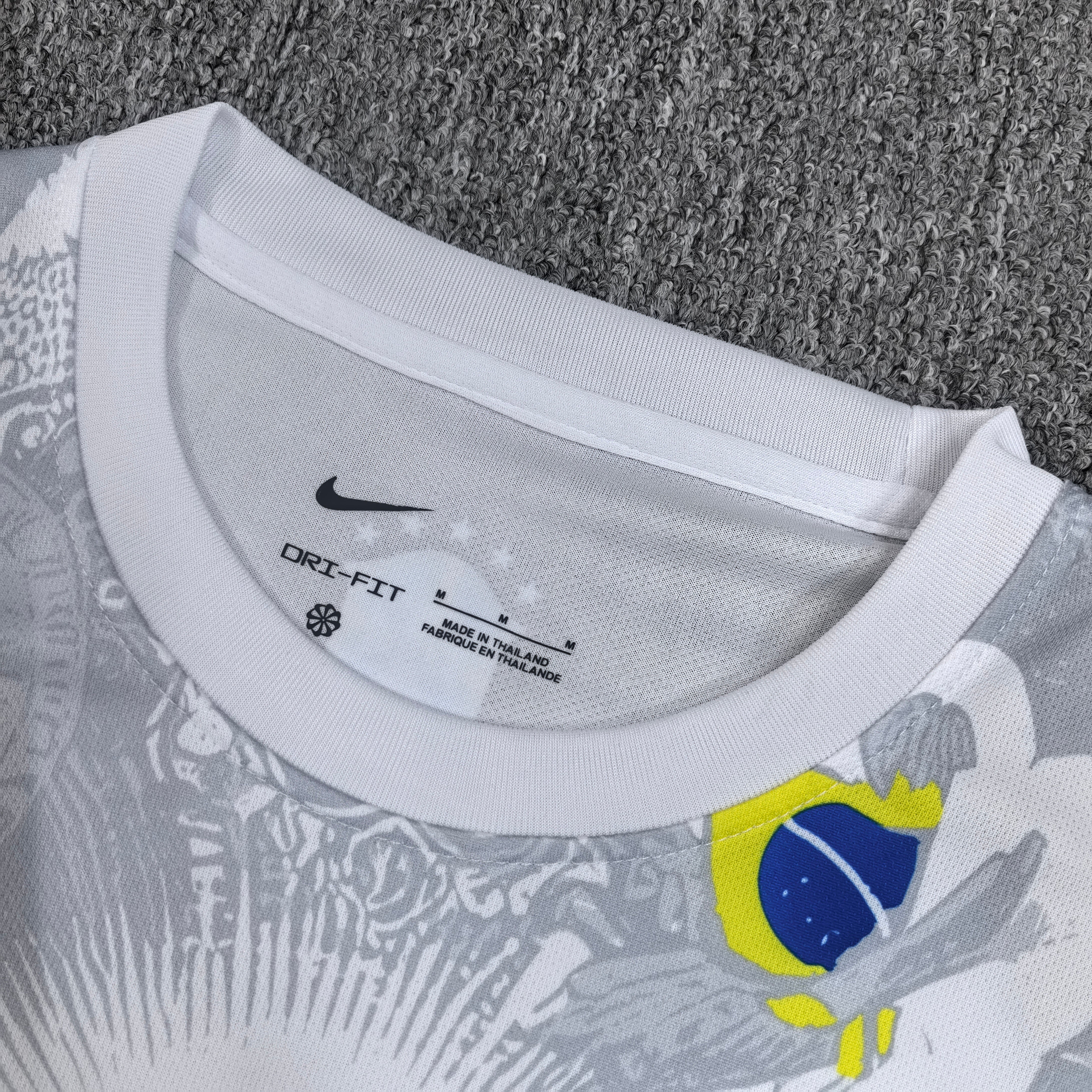 Brasilien Jesus Trikot 2026, Brasilien weißes Sondereditionstrikot