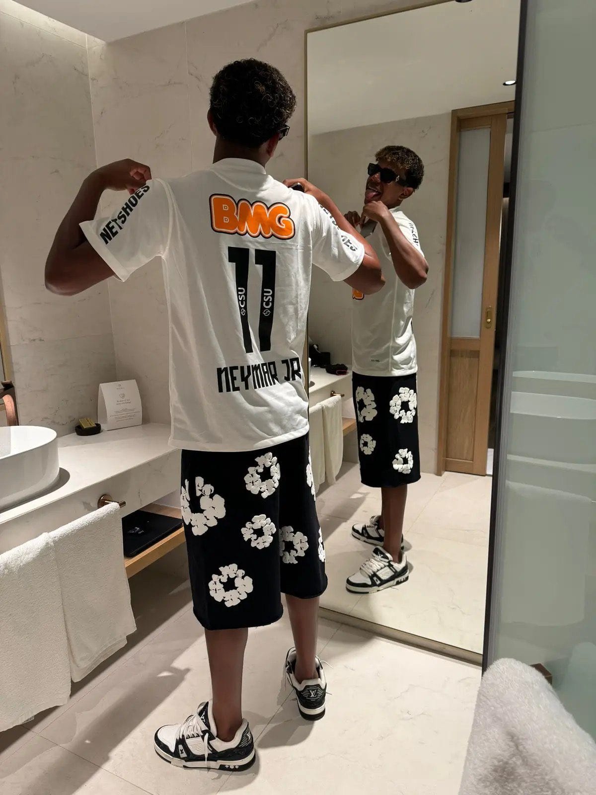 2011/12 Santos Retro Heimtrikot