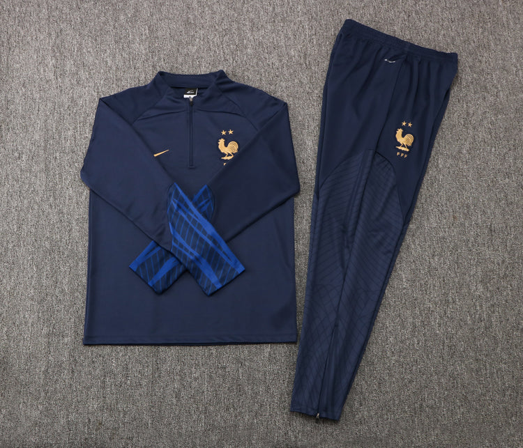Tuta Junior Francia 22-23 Blu