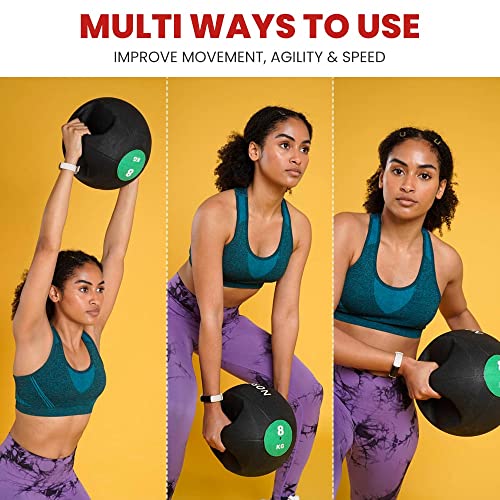 Apoliam Medicine Balls with Handles – Fitness and Home Gym Equipment