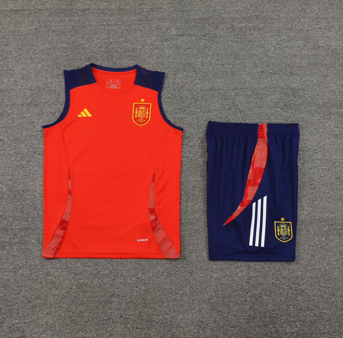 Set Allenamento Estivo Senza Maniche Spagna 2024/25