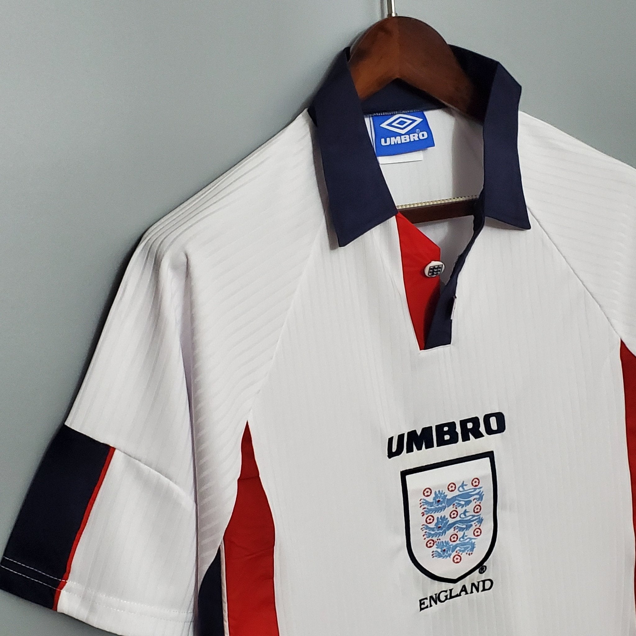 1998 England Heim Retro-Trikot